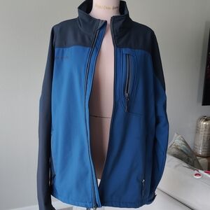 Free Country Men's Two-Tone Blue Performance Jacket